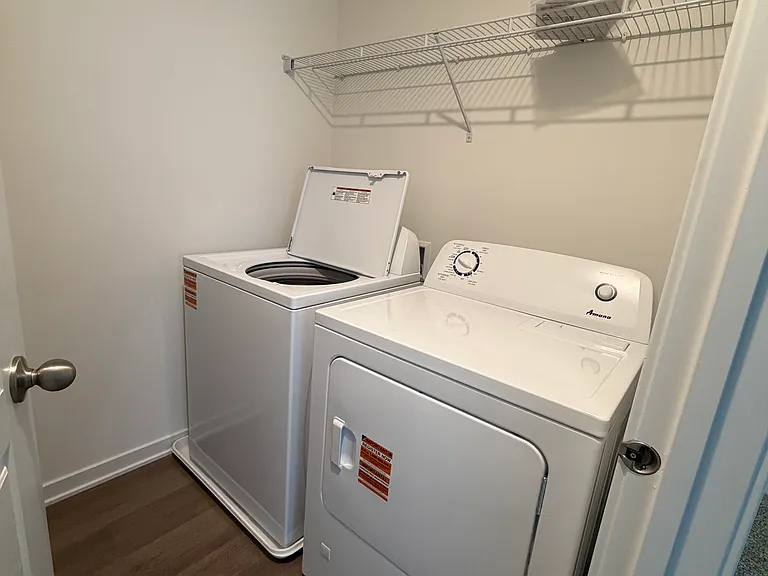 Shared Laundry on 2nd Floor Close to Bedrooms