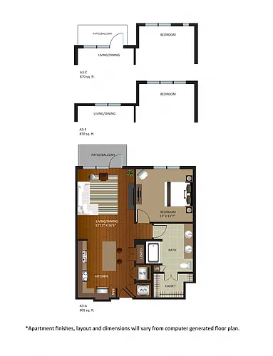 Floor plan A3-F