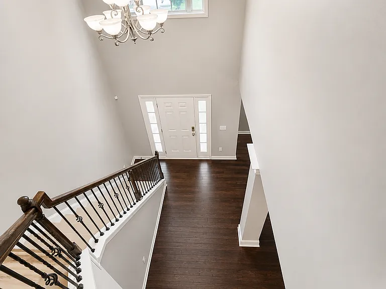 Looking from upstairs