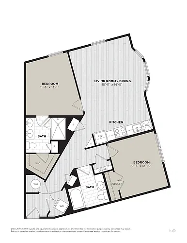 Floor plan B2AA