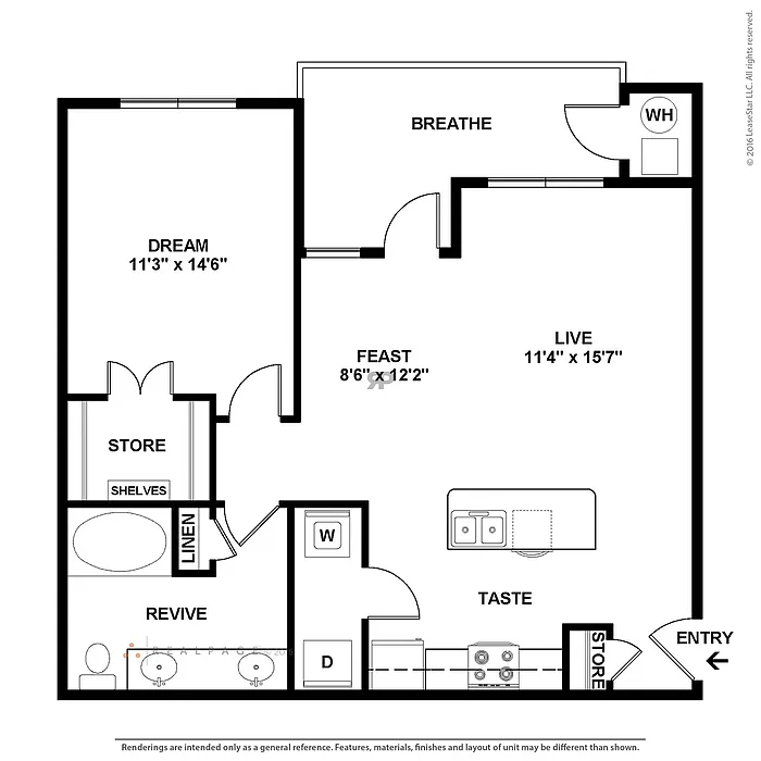 Floor plan Luna