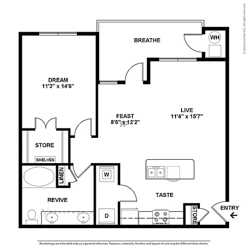 Floor plan Luna