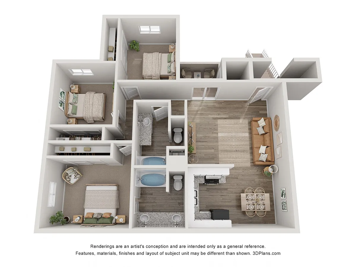 Floor plan 3 Bedroom