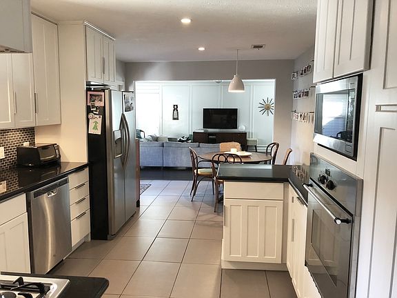 Kitchen looking into living 