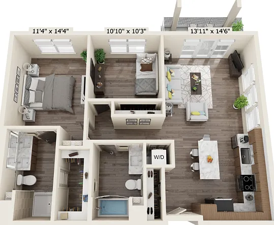 B2B floor plan Coastline Ventura