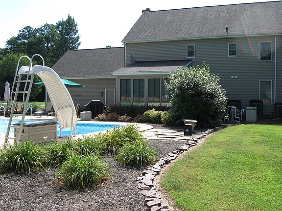 Back side yard & Pool