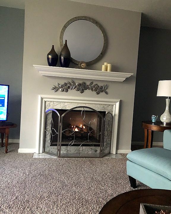 Ventless gas fireplace 