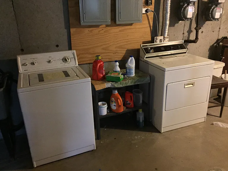 Free laundry access to tenants in basement. Additional storage space available in basement as well.