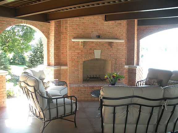 Lower Terrace Fireplace