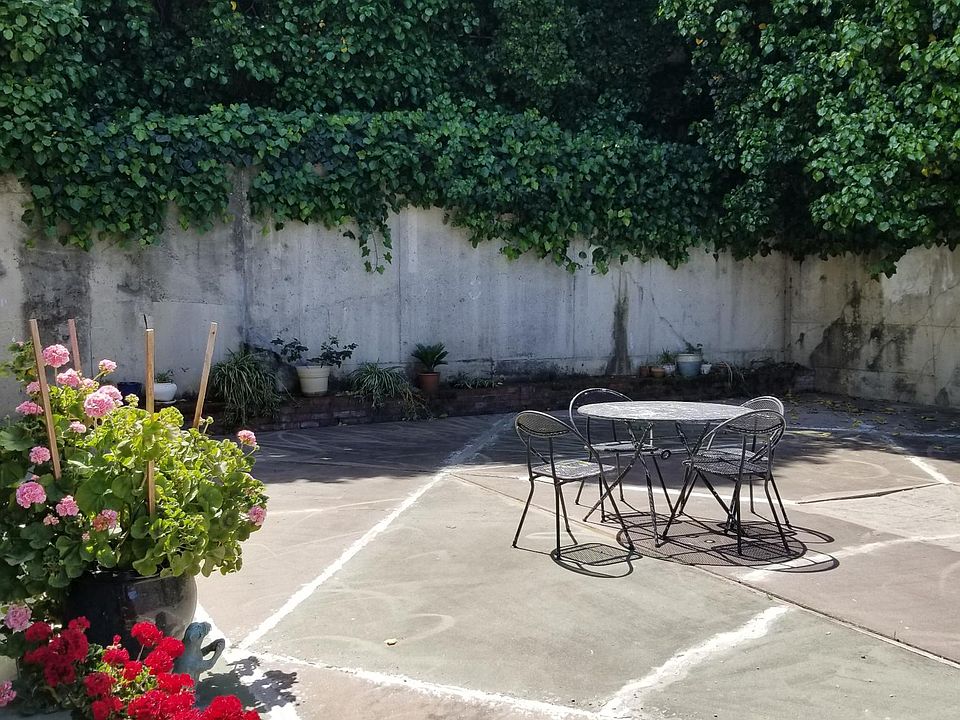 Shared backyard space