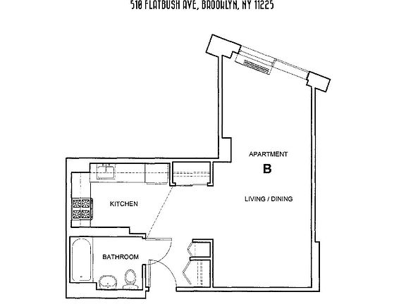 2nd image of 510 Flatbush Ave APT 6B