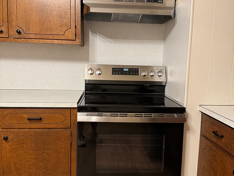 New stainless steel appliances