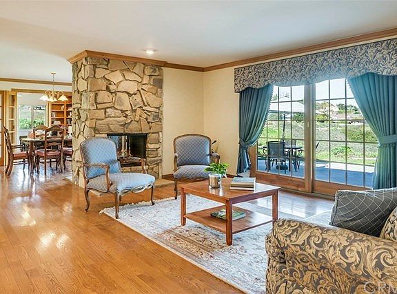 Open Living Room and Dining Room