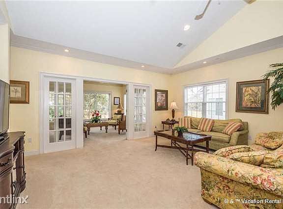 Gather in the lovely living room for movie night!