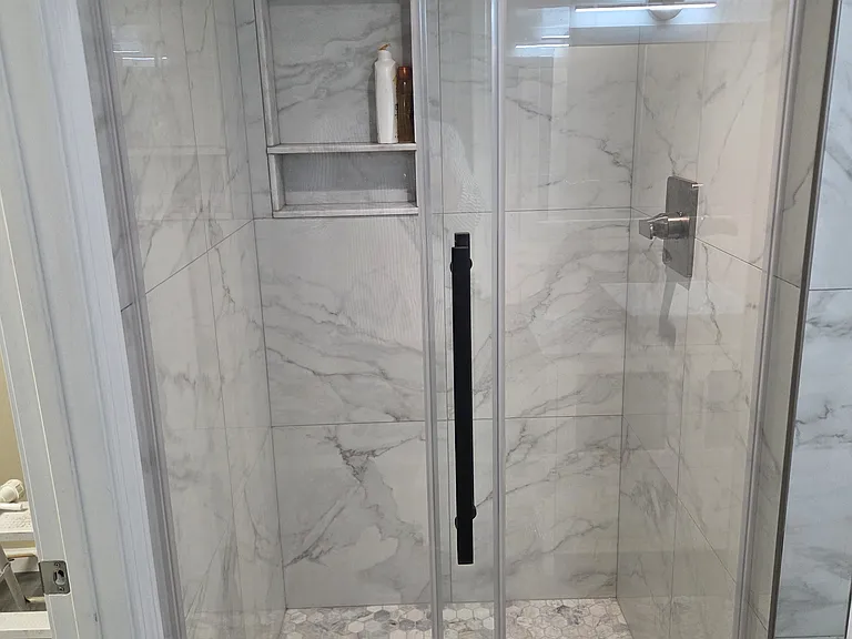 1st bathroom on the basement floor.