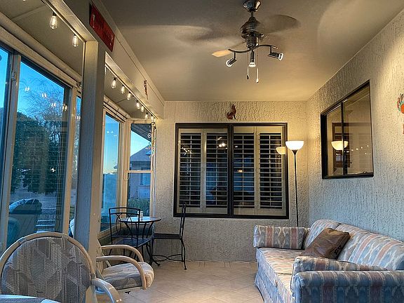 Sunroom with glass