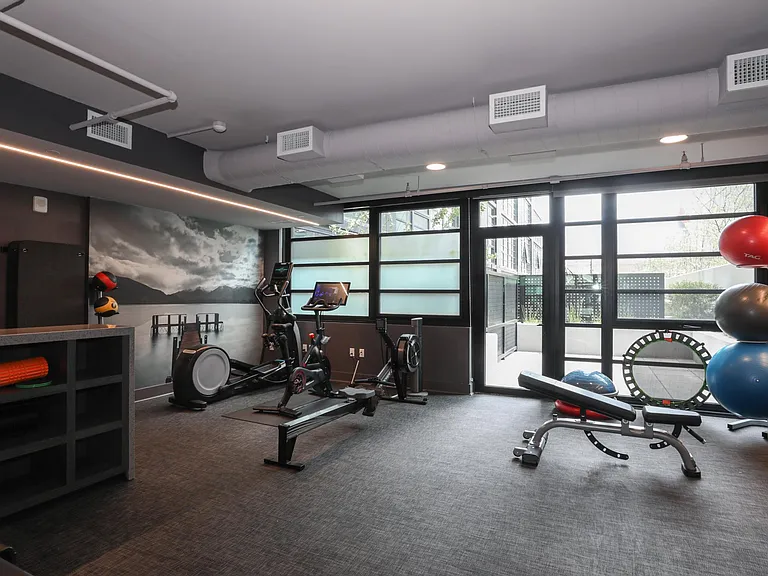 Building's fitness center