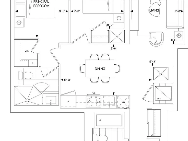 60 Central Park Dr #2110 — Photo 2