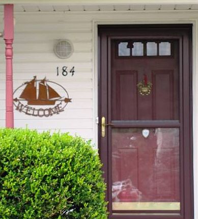 welcoming front door