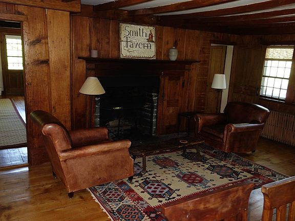 Fireplace in Dining Room