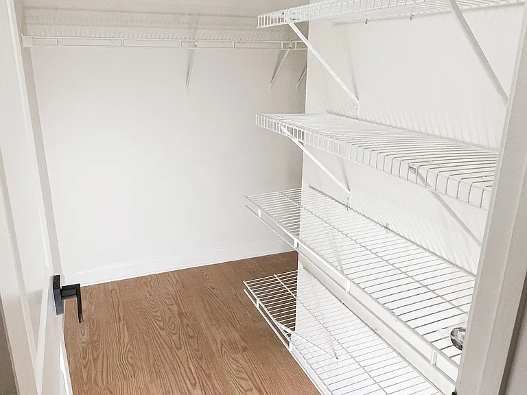 Large walk-in closet with generous storage.