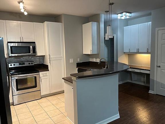 Kitchen, hallway, desk