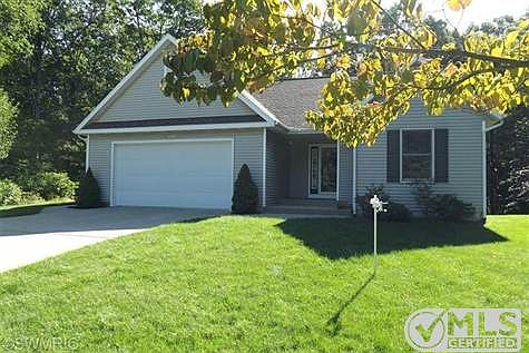 Private setting on 4.73 acres surrounded by woods.