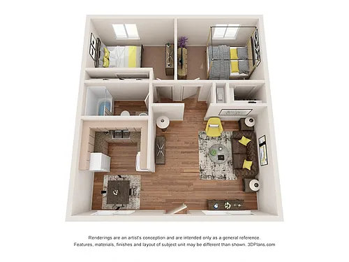 Floor plan 2 Bedroom