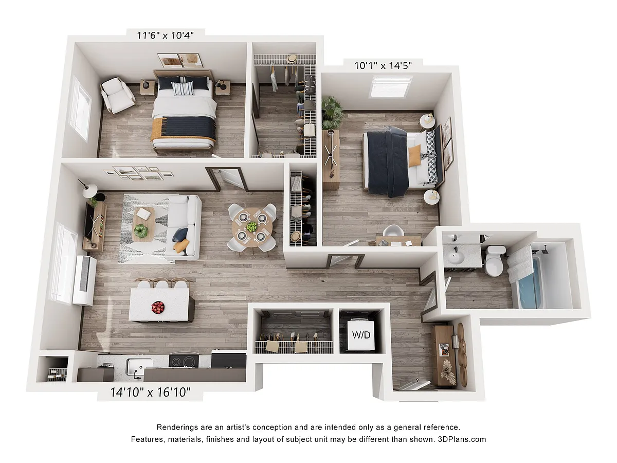 Floor plan B3