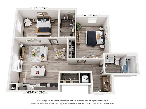 Floor plan B3