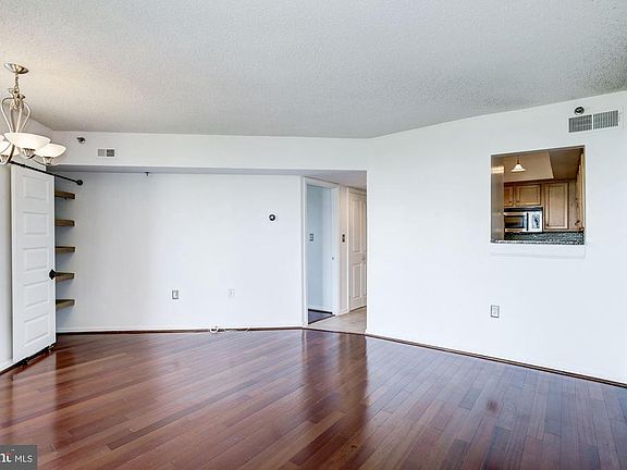 Living Room with Gleaming Hardwood Floors