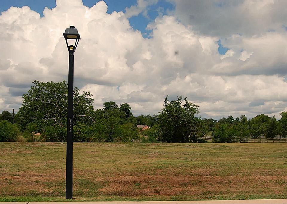 Light post in front of property