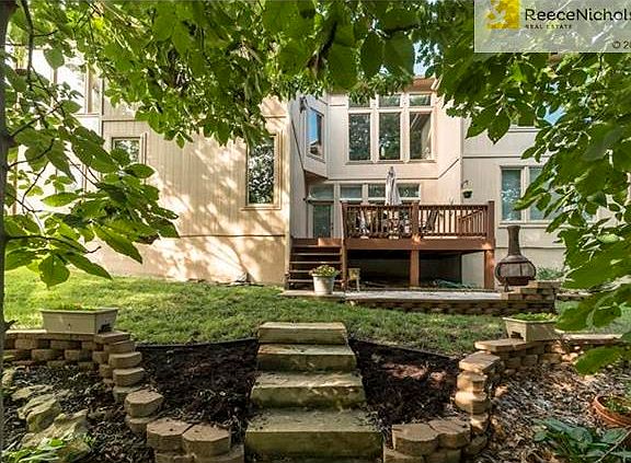 Wooded back of home.