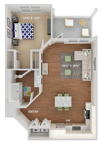 Floor plan A1B