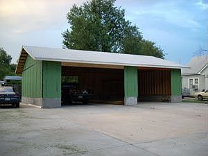 New Garage- will be finished soon