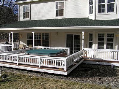 Back of House and Hot Tub