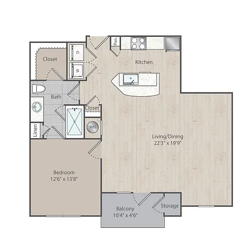 Floor plan A4B