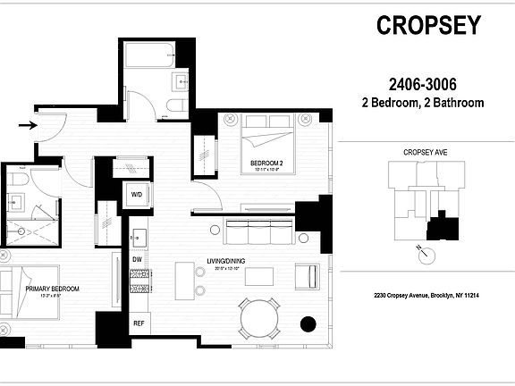 2nd image of 2230 Cropsey Ave #2606