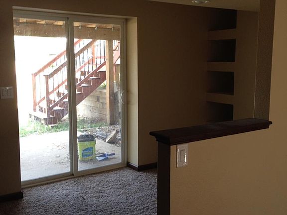 Basement laundry area