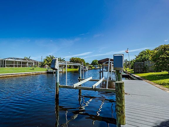 Wide serene saltwater canal