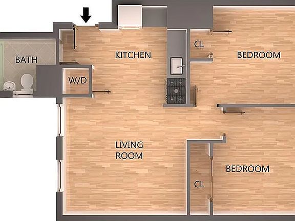 2nd image of 152 Thompson St #4AB
