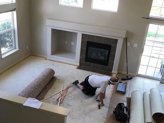 New flooring going in...