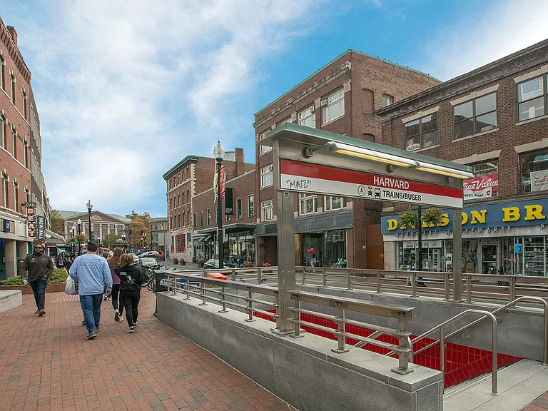 The Harvard T Stop on the Red Line
