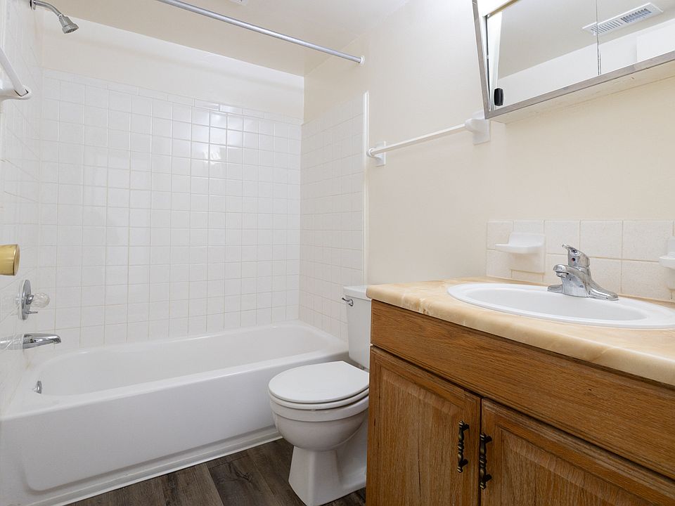 2 Bedroom Bathroom at Woodlake Apartments