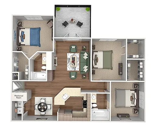 Floor plan C1