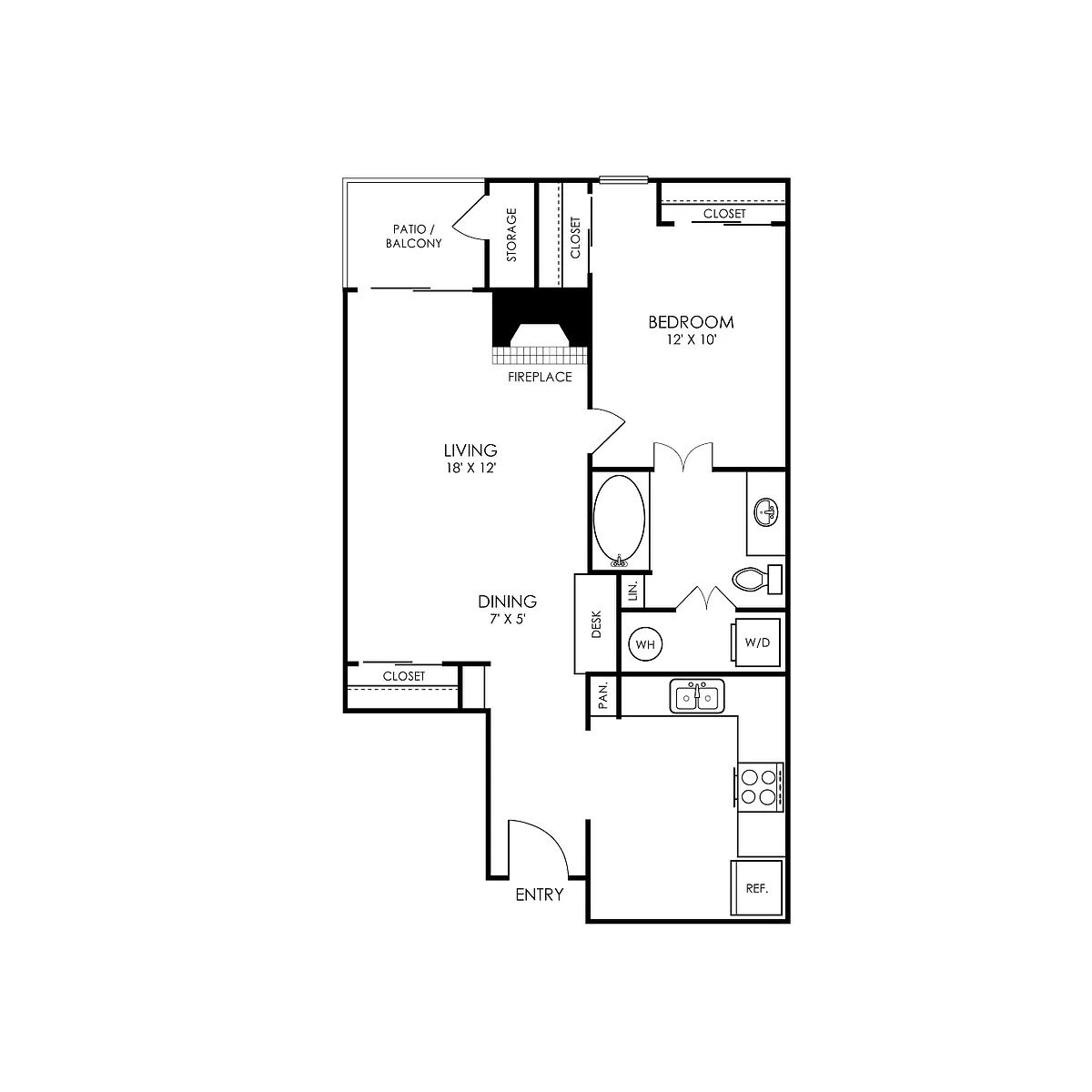 Floor plan A4 Renovated