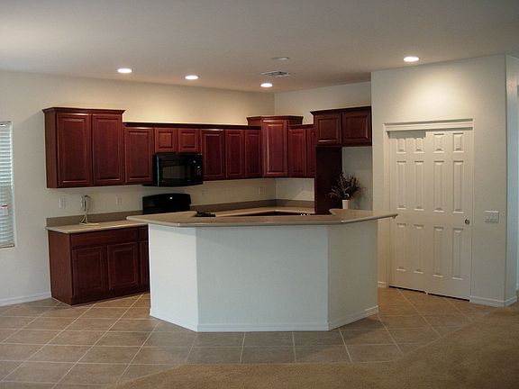 Kitchen Island, Cherrywood Cabinets, Pantry