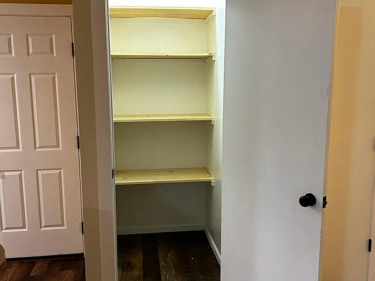 Pantry Closet or Storage closet off living room.
