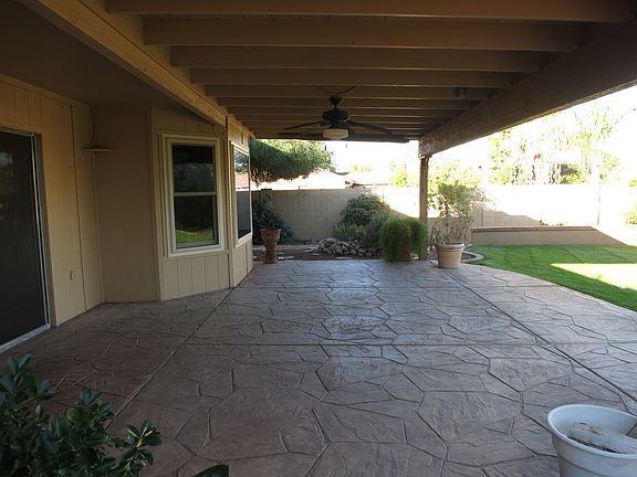 Large covered patio
