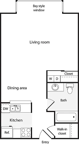 Floor plan Studio C